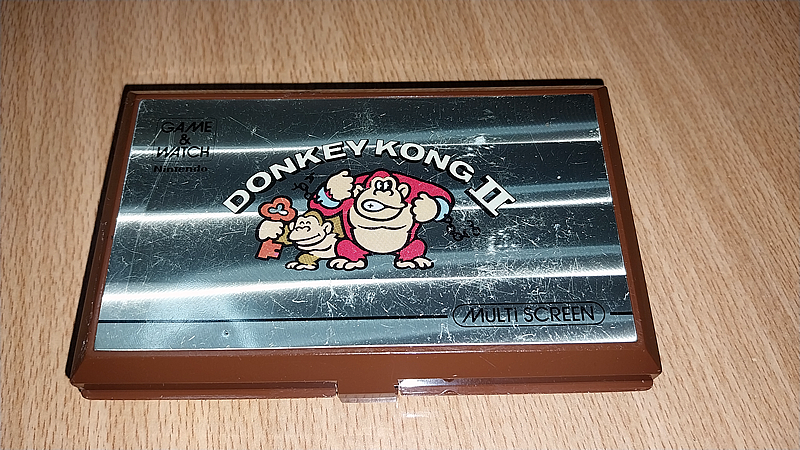 LCD Donkey Kong II 2 Game Watch Handheld Multi Screen Jr-55 Ref 0901 Nintendo